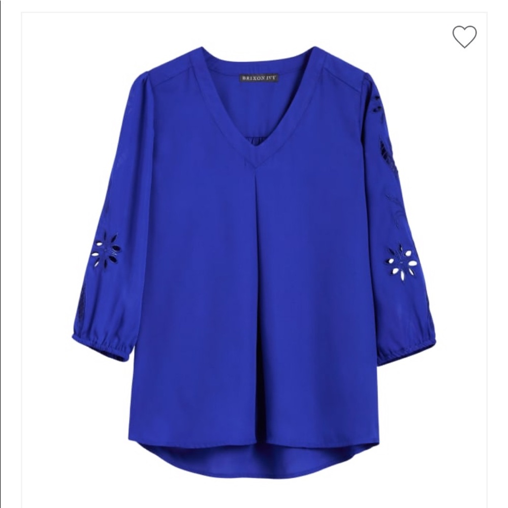 🦋 Brixton Ivy Embroidered Blouse